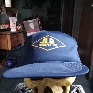 Deadstock Vintage AB Transfer Incorporated Snap Trucker Hat Cap